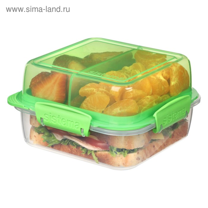 Контейнер-трансформер Sistema To-Go, 1.24 л, цвет МИКС - Фото 1