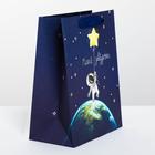 Пакет подарочный вертикальный, упаковка, «Моей звёздочке», MS 18 х 23 х 10 см - Фото 3