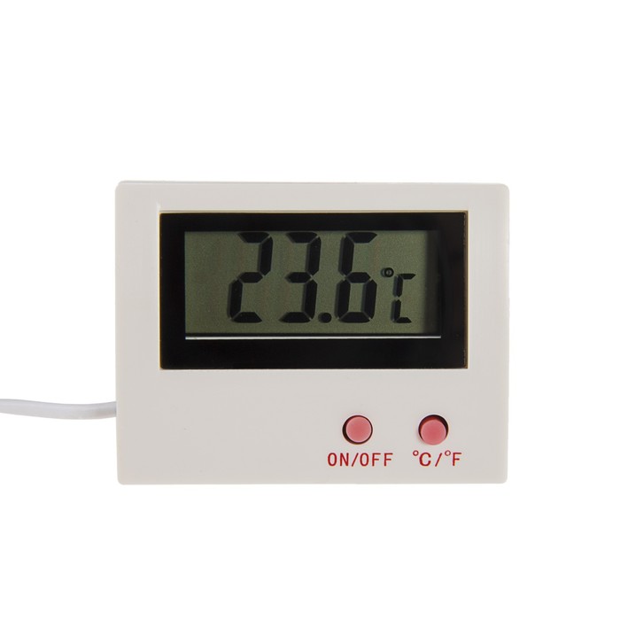 Термометр электронный LTR-10,  с уличным датчиком, белый - фото 1902636449