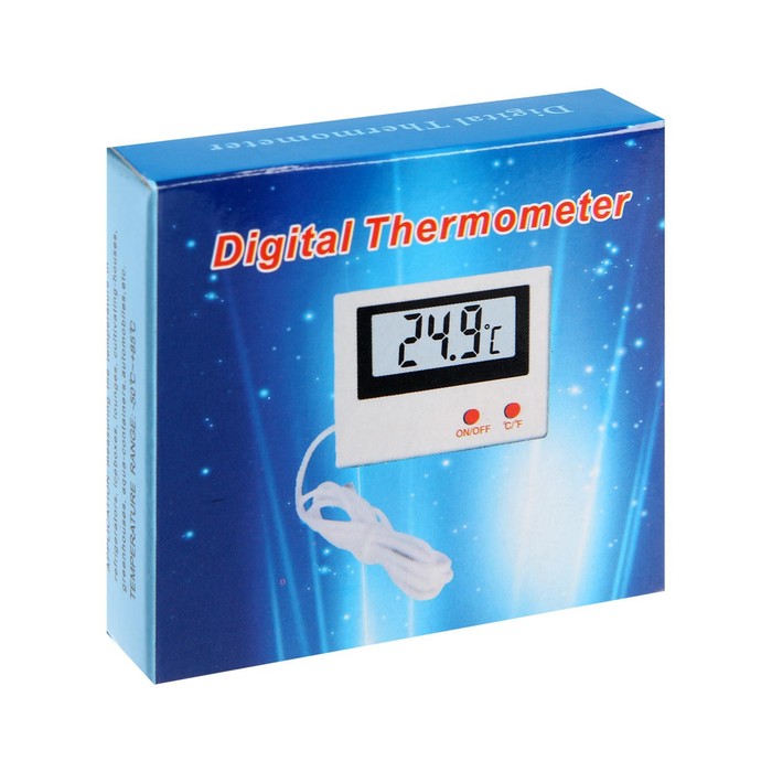 Термометр электронный LTR-10,  с уличным датчиком, белый - фото 1881974907