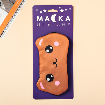 Маска для сна "Мишка", 19,3 х 10,2 см