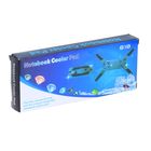 Подставка для охлаждения ноутбука складная D-15, 17*7, 2 кулера, USB МИКС - Фото 4