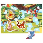 Развивающая игра на липучках, конструктор «Веселые липучки», Медвежонок Винни и его друзья - Фото 5