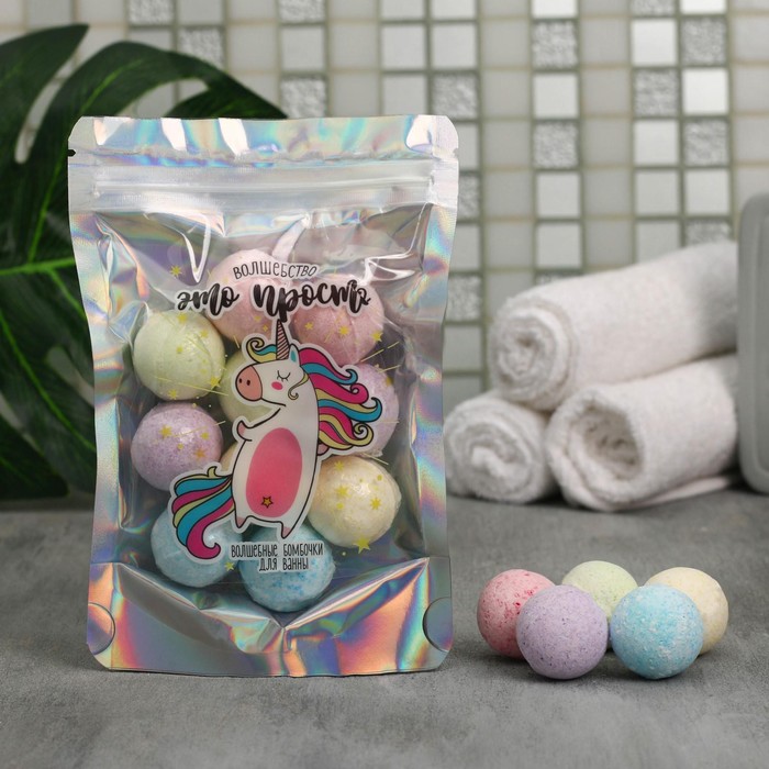 Подарочный набор косметики «Волшебство - это просто», бомбочки для ванны, 10 х 10 г, BEAUTY FOX - Фото 1