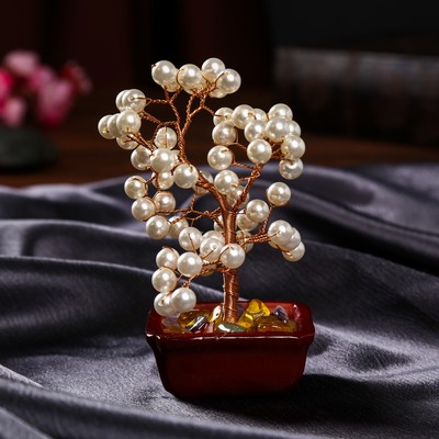 Бонсай декоративный «Жемчужное денежное дерево», 60 шт., 16.5×10×5.5 см, МИКС