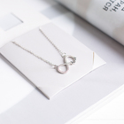 Кулон «Подари счастье» циркон, бесконечность, белый в серебре, 45 см - Фото 3