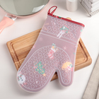 Прихватка для горячего, силикон, 30×18 см "Помощники Деда Мороза" - Фото 2