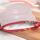 Прихватка для горячего, силикон, 30×18 см "Помощники Деда Мороза" - Фото 3