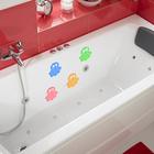 Набор мини-ковриков в ванну на присосках Доляна «Медуза», 11×12 см, 6 шт, цвет МИКС - Фото 6