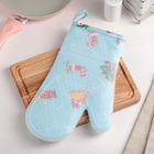 Прихватка для горячего 30×18 см, силикон, "Сани с подарками" - Фото 2