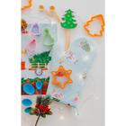 Прихватка для горячего 30×18 см, силикон, "Сани с подарками" - Фото 5