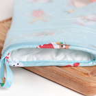 Прихватка для горячего 30×18 см, силикон, "Сани с подарками" - Фото 3