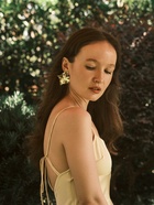 Серьги металл «Атмосфера» ромб мятый, цвет золото - Фото 2