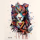 Татуировка на тело цветная "Тигр" 10х8 см - Фото 3