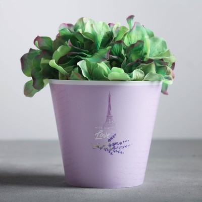 Кашпо для цветов «Лаванда», 0.8 л, 11×12 см