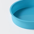 Форма для выпечки Доляна «Круг», силикон, 24×5 см, диаметр дна 21,5 см, цвет МИКС - Фото 4