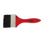 УЦЕНКА Кисть плоская ЛОМ, смешанная щетина, деревянная рукоятка, 3", 75 мм - Фото 2