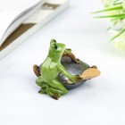 Сувенир полистоун миниатюра "Лягушонок со сковородой" 5х6,5х6,5 см - Фото 2