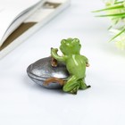 Сувенир полистоун миниатюра "Лягушонок со сковородой" 5х6,5х6,5 см - Фото 3