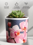 Кашпо для цветов «Орхидея», 1.6 л, d=14 см, h=14 см, пластиковое - Фото 3
