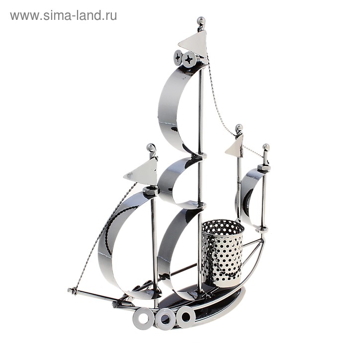 Сувенир самоделкин карандашница "Бригантина" 28х27х6 см - Фото 1