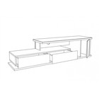 Тумба под ТВ «Сольда», цвет дуб галиано, серый графит - Фото 2