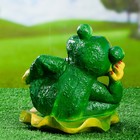 Садовая фигура "Лягушка на кувшинке", 24×24×15 см - Фото 3