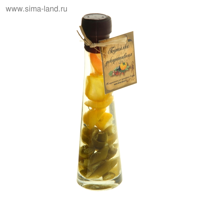 Бутылка декоративная для кухни «Конус» h=16,5 см - Фото 1