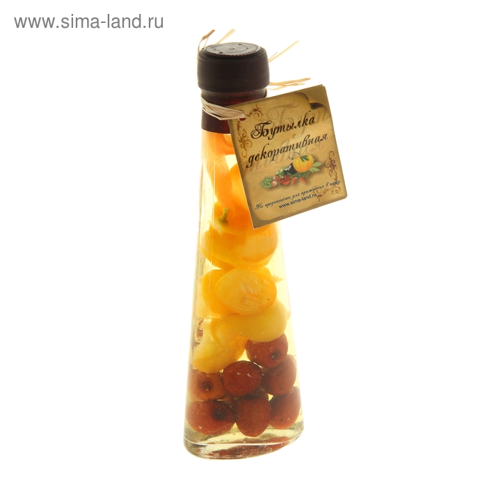 Бутылка декоративная для кухни «Трапеция» h=16,5 см - Фото 1