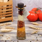 Бутылка декоративная для кухни «Полоски» h=16 см - Фото 4