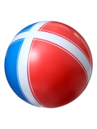 Мяч резиновый, диаметр 20 см, цвета МИКС 4476186 - фото 16415240