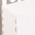 Кашпо деревянное 18×6×20 см Конверт Радель "Дуновение", белый Дарим Красиво - фото 9915344