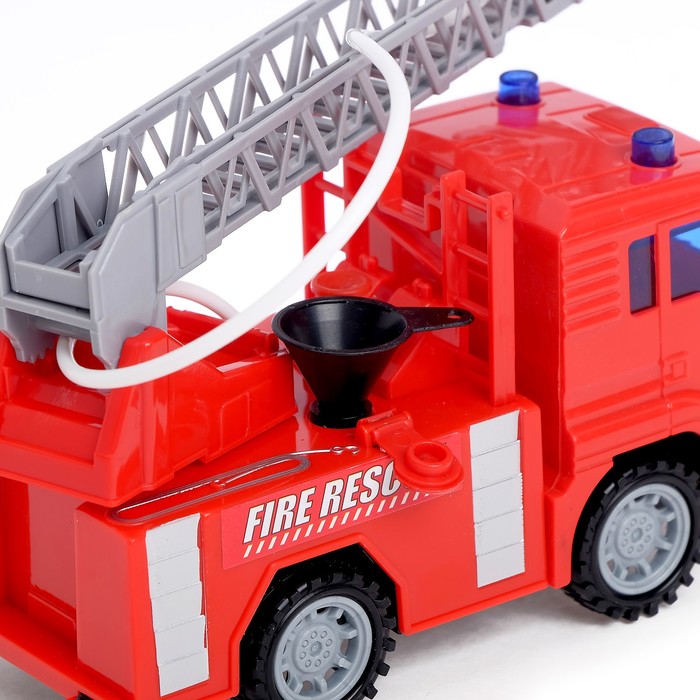 Машина инерционная «Пожарная», стреляет водой, 1:20 - фото 1880487588