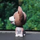 Собака на панель авто, качающая головой, хаски, коричневый - фото 8472930