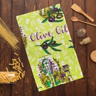 Полотенце вафельное Collorista «Олива», цвет салатовый 35×58, 100% хл, 160 г/м² - Фото 1