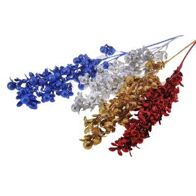 Цветы искусственные блеск  шарики декор 60 см