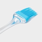 Кисть Доляна «Лёд», силикон, 20.5×4.5 см, голубая - Фото 3