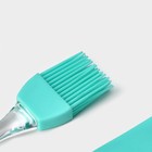 Набор для выпечки Доляна «Лёд», 2 предмета: лопатка 18.5 см, кисть 16.5 см, бирюзовый - Фото 5