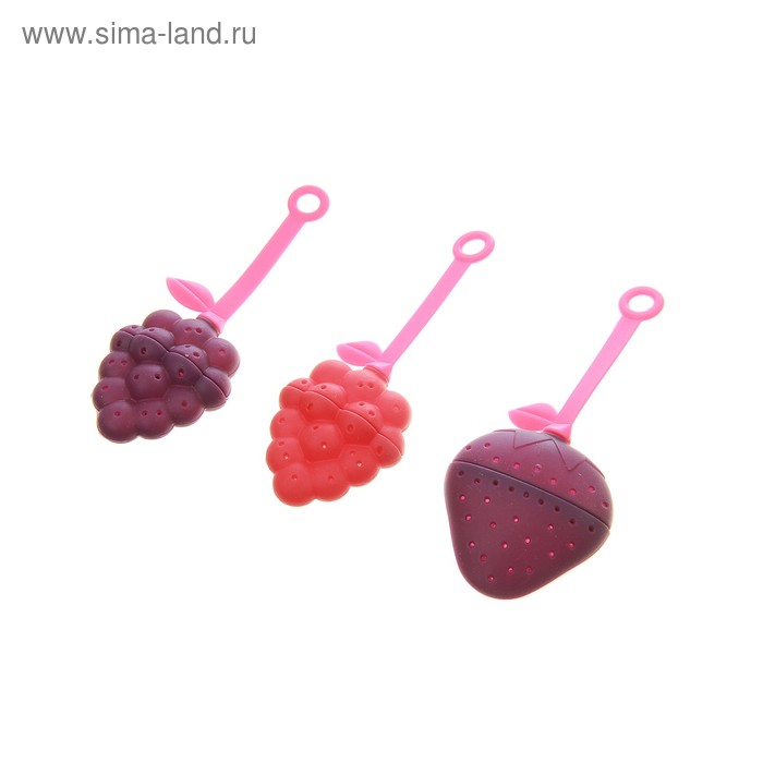 Ситечко для чая «Обжорка», 13 см, цвет МИКС - Фото 1