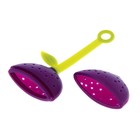 Ситечко для чая «Обжорка», 13 см, цвет МИКС - Фото 2