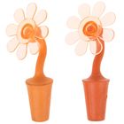 Набор пробок для бутылки, 2 шт, 10х2 см "Ромашка", цвета МИКС - Фото 1