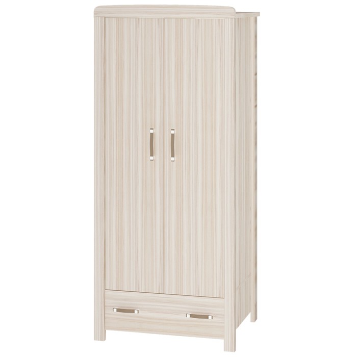 Шкаф двухстворчатый, 850 × 550 × 1910 мм, цвет карамель / карамель