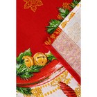 Столовый набор рогожка DomoVita Рождество скатерть 150х180 6 салф 30х30 см, хлопок, 170 г/м2   44298 - Фото 2