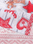 Скатерть новогодняя рогожка DomoVita Чудеса 150×150 см, хл100%, 170 г/м² - фото 7483639