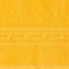 Полотенце Ocean 50х90 см, жёлтый, хлопок 100%, 360 г/м2 - Фото 2