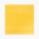 Полотенце Ocean 30х30 см (фас 10шт) жёлтый, хлопок 100%, 360 г/м2 - Фото 2