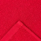 Полотенце Ocean 30х30 см, красный, хлопок 100%, 360 г/м2 - Фото 3