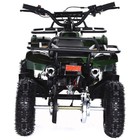 Квадроцикл детский бензиновый MOTAX ATV Х-16 Big Wheel с механическим старт,зеленый камуфляж - Фото 4