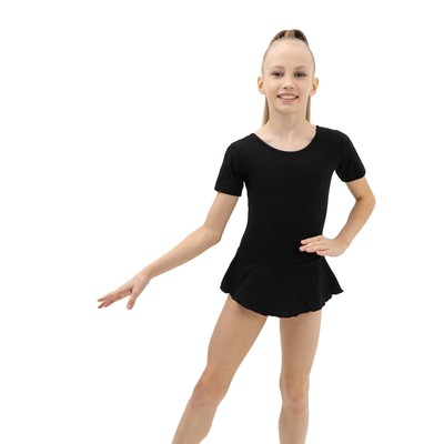 Купальник для гимнастики и танцев Grace Dance, р. 36, чёрный