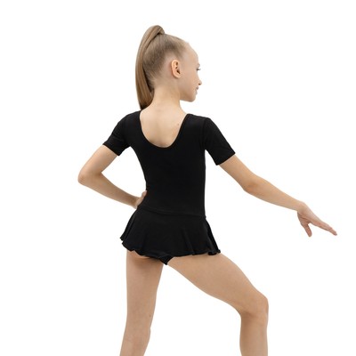Купальник для гимнастики и танцев Grace Dance, р. 36, чёрный